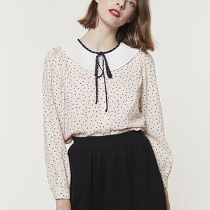 Miss Patina Blissful Scales Blouse (Vanilla)